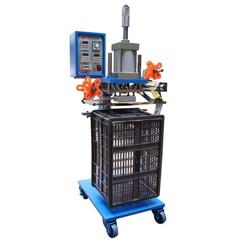 Small pneumatic hot stamping machine, turnover box hot stamping machine