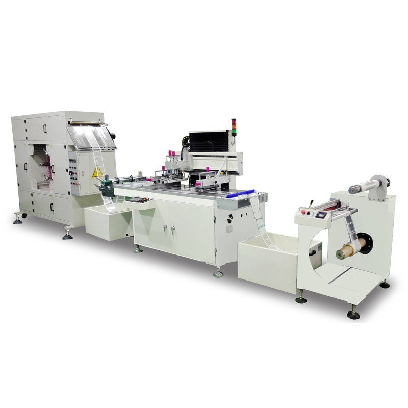 Automatic roll-to-roll precision screen printing machine