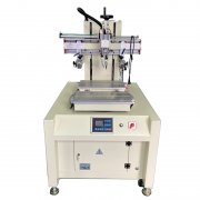 Automatic flat screen printing machine, 2 station turntable